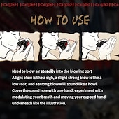 abordables Jusqu'à 30 $-Sifflet crâne d'inspiration aztèque à deux tons - sifflet unique en résine pour les farces et la survie en plein air&amp;amp;accessoire de sac à dos cool