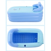 economico Attività all&#039;Aperto-Vasca idromassaggio gonfiabile semplice, vasca idromassaggio portatile per esterni, vasca fredda con portabicchieri, poggiatesta, cuscino e pompa dell&#039;aria elettrica wireless. Spa gonfiabile per bagno