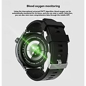 abordables Montres connectées-HD21 Montre intelligente 1.43 pouce Smartwatch Montre Connectée Bluetooth Minuterie Rappel d&#039;appel Moniteur de Fréquence Cardiaque Rappel sédentaire Trouver mon Appareil Compatible avec Android iOS