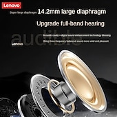 abordables Auriculares TWS-Nuevos auriculares deportivos Lenovo EA305 TWS con Bluetooth 5.4, modo dual, inalámbricos, impermeables, estéreo de alta fidelidad y cancelación de ruido.