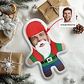 cheap Personalized Gifts-Christmas Custom Face Pillow Personalized Photo Minime Throw Pillow Humanoid Cushion Funny Gag Xmas Gift For Him &amp; Her Mini Me Doll Toy