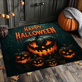 abordables Habitación de Halloween-Rectangular 2 mm Felpudos Máquina Poliéster Antideslizante Moderno Víspera de Todos los Santos