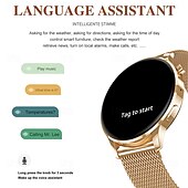 abordables Relojes inteligentes-Watch3 Pro Reloj inteligente 1.3 pulgada Smartwatch Reloj elegante Bluetooth Podómetro Recordatorio de Llamadas Seguimiento de Actividad Seguimiento del Sueño Monitor de Pulso Cardiaco Compatible con