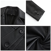 cheap Winter Coats-Women&#039;s Coat Comfortable Buttons Fashion Street Style Plain Outdoor Casual Daily Long Turndown Regular Fit Long Sleeve Outerwear Black Burgundy Camel Fall Winter