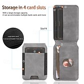 お買い得  サムスン用ケース-電話 ケース 用途 サムスンのギャラクシー Zフォールド7 Zフォールド6 Z Fold 5 Z Fold 4 Z Fold 3 磁気吸着ケース ウォレットカードケース 磁石バックル 全身保護 耐衝撃 レトロ風 PC PUレザー