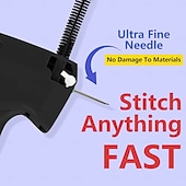 halpa Alennus $30:een-stitchy nopea vaatteiden kiinnityslaite, hieno merkintäpistoolisarja vaatteiden kiinnityslaitteeseen mini-ompelupistooli vaatteiden nopea tahmea ompelu tikkaus helmamerkintäpistooli