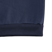 economico Felpa con cappuccio in pile-Per uomo Maglia Felpa con cappuccio in pile Felpa con zip corta Nero Blu marino Cammello Grigio chiaro Grigio scuro Colletto Mao Semplice Zip a un quarto Sport &amp; Outdoor Casuale Quotidiano Streetwear