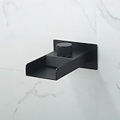 ieftine Robinete Chiuvetă Baie-Baie Chiuveta Robinet - Montare la Perete / Cascadă Pictate finisaje Montaj Perete Montaj PereteBath Taps