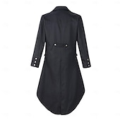 economico Cime-Retrò Vintage Punk &amp; Gotico Medievale Cappotto Smoking Frac Vampiro Cavaliere Costume Per uomo Stile Steampunk Halloween Performance Festa / Sera LARP Adulti Cappotto