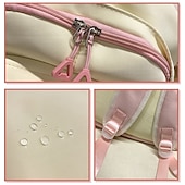 abordables Sacs à dos pour Enfants et Adolescents-Sac à dos d&#039;école jaune et rose pour filles avec motif ours en peluche, joli sac léger pour les élèves de maternelle et du primaire