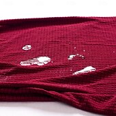 baratos Capa do sofá futon.-Capa de sofá-cama sem braços em tecido jacquard à prova d&#039;água, decoração de ano novo, capa protetora elástica para banco