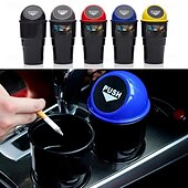 economico deposito bagagli e viaggi-Mini cestino per rifiuti automatico con coperchio, portabicchieri impermeabile, contenitore per rifiuti da bracciolo, contenitore multifunzionale in plastica per l&#039;interno del veicolo.