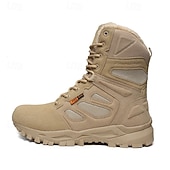 preiswerte Wanderstiefel-Taktische Kampfstiefel für Herren mit Knöchelstütze, leichte Wüsten-Militärstiefel zum Wandern, Arbeiten und Training im Freien
