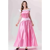 levne Dámské Kostýmy-Spící kráska Pohádka Princeznovské Popelka Šaty Cosplay kostým Plesové šaty Postavy z pohádek cosplay Filmové kostýmy for Dámské Dospělé předvečer Všech svatých Karneval Světový den knihy Výkon