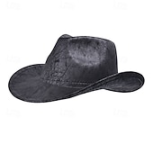 levne Klobouk Fedora-Pánské Sluneční klobouk Párty Čapka Divoký klobouk Černá Khaki Polyester Vinobraní Módní Na běžné nošení ulice Denní Pevná barva Proti sluci Prodyšné