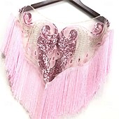 baratos Xale-Capa Elegante para Mulheres Proteção Solar Sem Mangas Com Lantejoulas Capa de Casamento Com Lantejoulas Para Casamento de Verão