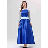 levne Dámské Kostýmy-Spící kráska Pohádka Princeznovské Popelka Šaty Cosplay kostým Plesové šaty Postavy z pohádek cosplay Filmové kostýmy for Dámské Dospělé předvečer Všech svatých Karneval Světový den knihy Výkon