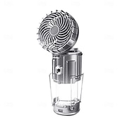 economico Ventilatori-Luce solare da campeggio con ventilatore, portatile ed estensibile, luce di emergenza, illuminazione esterna, telefono cellulare, luce a LED ricaricabile per tenda