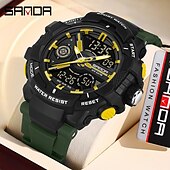abordables Relojes digitales-SANDA Mujer Hombre Reloj Digital Al Aire Libre Deportes Moda Reloj Casual Luminoso Calendario Fecha Semana IMPERMEABLE Silicona Reloj