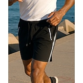 Недорогие Беговые шорты-Муж. Шорты для бега спортивные штаны Эластичный пояс Шорты Повседневные Для занятий спортом Лето Быстровысыхающий Легкость Эластичный Дышащий Теннис Гольф Бег Стандартный Спортивная одежда