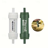 economico Attrezzatura da Campeggio-Filtro per acqua portatile da sopravvivenza all&#039;aperto, per campeggio, escursionismo e purificazione della natura selvaggia, 1 pezzo