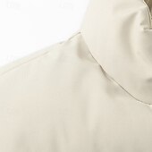 preiswerte Westen-Herren Wanderweste Pufferweste Wendbare Weste Ärmellos Weste Außen Thermowarm Winter Tasche Polyester Schwarz Blau Khaki Jagd Angeln Klettern