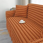 cheap Sofa Cover-3D Bubble Lattice Elegant Stretch Sofa Cover Loveseat Cover Couch Cover Spandex Elastic Sofa Slipcover Protector with Skirt