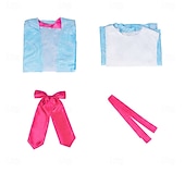 preiswerte Damenkostüme-Märchen Die Geschichte vom gläsernen Pantoffel Gute Fee Kleid Cosplay Kostüm Umhang Märchenfiguren Cosplay for Damen Erwachsene Halloween Karneval Leistung Pädagogisches Ankleiden Verkleidung für