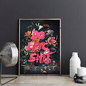billiga Tryck-tryckmålning 1 st oramad kanvas väggkonst &#039;do epic shit&#039; poster estetisk heminredning idealisk present till vänner perfekt för vardagsrum sovrum kontor bar väggdekor perfekt för rumsinredning