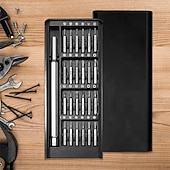 economico Strumenti manuali-Set di cacciaviti 24 in 1, kit di strumenti di riparazione di precisione multifunzionale per telefoni cellulari, elettronica, uso domestico con varie teste di punte, design compatto e portatile.