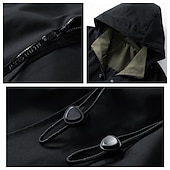 Χαμηλού Κόστους Αθλητικό Μπουφάν-Ανδρικά Αθλητικό Παλτό Jachetă de Drumeție Παρκάς Μπουφάν Windcheater Υπαίθρια Αθλήματα Causal Αδιάβροχη Opritor de Vânt Πλήρες φερμουάρ 3 σε 1 Άνοιξη Φθινόπωρο Χειμώνας Συμπαγές Χρώμα Ενεργό Αστικό