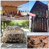 cheap Camping Equipment-1pc Camouflage Netting Universal Fit Woven Oxford Cloth Greenery Green for Hillside Greening Sun Shade Christmas &amp; Munich Beer Festival Decor 1pc