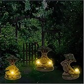 halpa Maisemavalot-ulkokäyttöön tarkoitetut aurinkoenergialla toimivat pihavalot hartsiveistokset vanhuksille käsityöt parvekkeille ulkopuutarhoihin ja pihavalaisimet 1 kpl