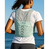 cheap Running Vest-Running Vest Hydration Vest Backpack Reflective Waterproof Lightweight Polyester Hydration for Marathon Hiking Trail Race