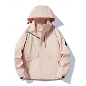 abordables Chaquetas impermeables-Hombre Cortavientos Chaqueta Chaqueta para senderismo Chaqueta rígida Al aire libre Impermeable Resistente al Viento Trajes de senderismo Ropa de senderismo Primavera Otoño Camiseta Camping