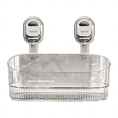 olcso Tárolás és rendszerezés-falra szerelhető tapadókorongos tárolóállvány erős ragasztóval, fúrás nélküli, akasztható tárolódoboz zuhanyfelszerelésekhez és kozmetikumokhoz