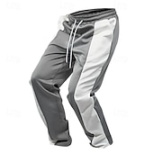 tanie Spodnie dresowe-Męskie Spodnie dresowe Uprawiający jogging Spodnie Spodnie codzienne Běžecké kalhoty Elastyczny pas Ściągana na sznurek Prosta noga Równina Komfort Pełna długość Na zewnątrz Codzienny Moda Styl