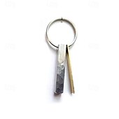 cheap Gifts-Through Thick and Thin Keychain Best Friend Gift Simple and Elegant Keyring Keychain Pendant Portable Backpack Charm Creative and Stylish Friendship Token