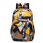 abordables Sacs à dos de Collège-Sac à dos d&#039;école camouflage géométrique pour garçon – cartable sportif et léger pour les collégiens et les lycéens