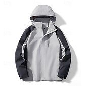 abordables Chaquetas impermeables-Hombre Cortavientos Chaqueta Chaqueta para senderismo Chaqueta rígida Al aire libre Impermeable Resistente al Viento Trajes de senderismo Ropa de senderismo Primavera Otoño Camiseta Camping