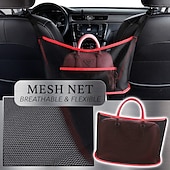 olcso Járműszolgáltatás-autós hálózseb kézitáska tartó autósülés tárolórendszerező hálós táska hátsó ülés összecsukható tasak kartámasz konzol akasztható tároló a legszükségesebb dolgokhoz