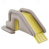 お買い得  プール、ホットタブ＆用品-子供と大人のためのスプレーを内蔵したインフレータブルウォータースライドスイミングプールプレイセンター
