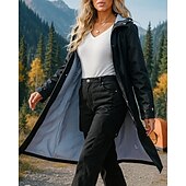 cheap Outdoor Jackets-Women&#039;s Windbreaker Hiking Jacket rain coat Outdoor Waterproof Windproof Hiking Outfits Hiking Clothes Spring Autumn / Fall Top Camping / Hiking / Caving Running Solid Color Black Army Green Red