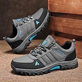 頑丈なトレッドを備えたメンズアウトドアハイキングシューズ、ウォーキング、キャンプ、荒野の旅行に最適な通気性のあるトレイルスニーカー お買い得  メンズスニーカー-頑丈なトレッドを備えたメンズアウトドアハイキングシューズ、ウォーキング、キャンプ、荒野の旅行に最適な通気性のあるトレイルスニーカー