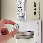 cheap Household Appliances-Automatic Toothpaste Dispenser Wall Mounted Electric Toothpaste Squeezer for Kids and Adults for Bathroom