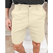 ieftine pantaloni scurți de lucru-Bărbați Pantaloni scurti de rochie Pantaloni scurți Burmuda Pantaloni scurți de lucru Buzunar Simplu Confort Respirabil Lungimea genunchiului În aer liber Afaceri Modă Casual Negru Bleumarin