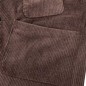 abordables Chalecos-Hombre Chaleco Vacaciones Negocio Moda Casual Primavera Otoño Bolsillo Botones Poliéster Pana Cómodo Plano Recto 1 botón Escote en Pico Ajuste regular Marrón Oscuro Negro Vino Azul Marino Chaleco