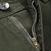 baratos Calças Cargo-Homens Calças Cargo Calça cargo Calças de Trilha Bolso multi Perna reta Tecido Vestível Pavio Humido Comprimento total Ao ar livre Diário Acampar e Caminhar Moda Roupa de rua Preto Azul