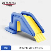 お買い得  プール、ホットタブ＆用品-子供と大人のためのスプレーを内蔵したインフレータブルウォータースライドスイミングプールプレイセンター