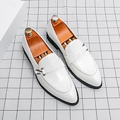 billige Loafers-herresko i skinnende gull – metalliske slip-on-sko til bryllup, kveldsgallaer og forestillinger